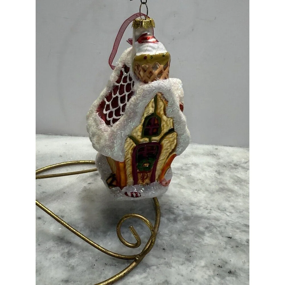 Waterford Holiday Heirlooms Gingerbread House Christmas Tree Ornament Christmas